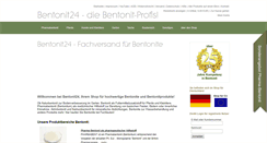Desktop Screenshot of bentonit24.de
